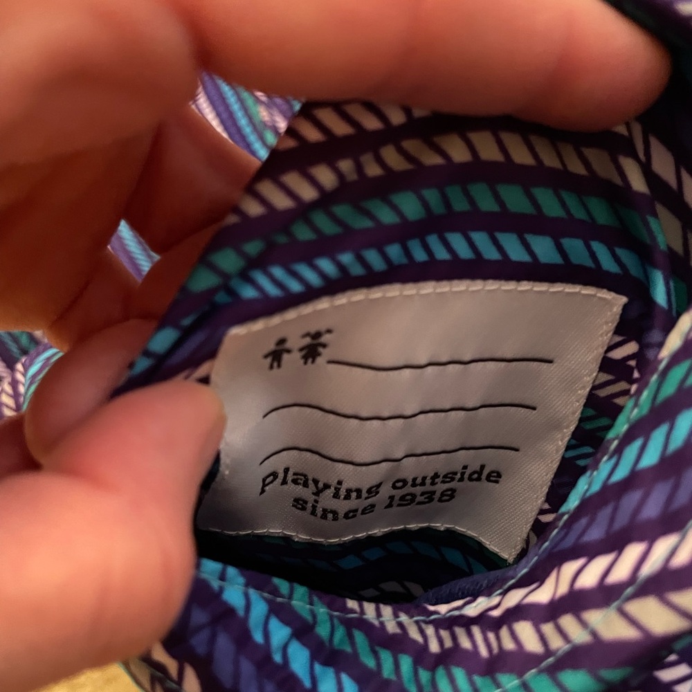 Columbia Reversible Kids' Purple/Turquoise Hooded Coat - Picture 8 of 8